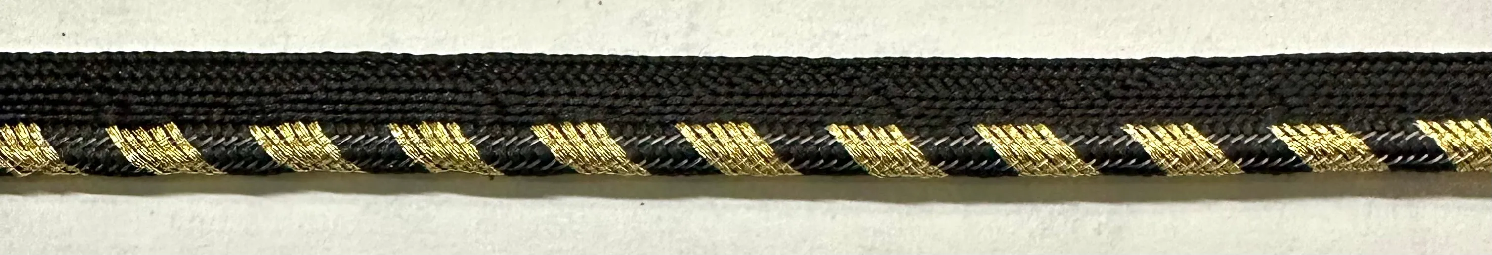 3/8" Metallic Piping with Lip Trim - 22 Yards!