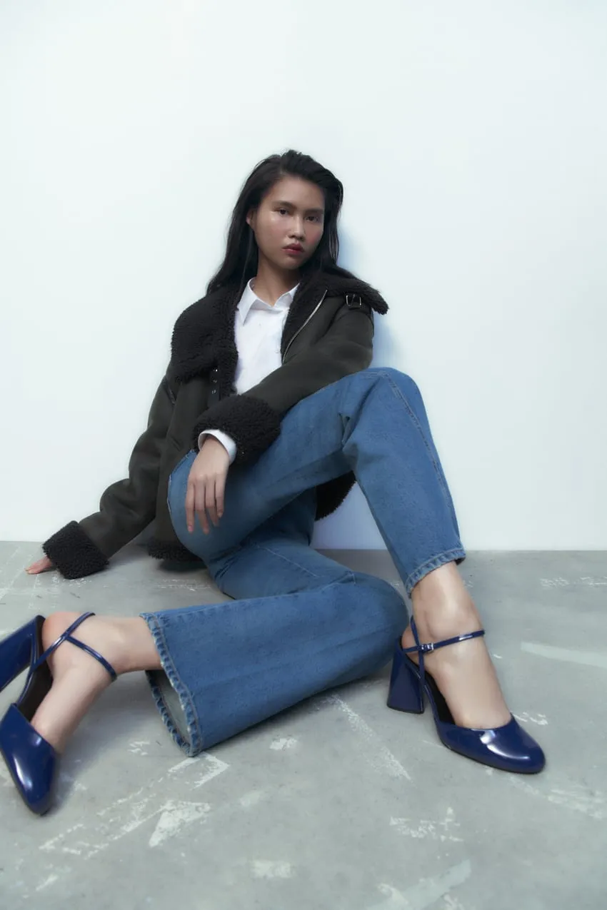 Advbridge Pumps Shoes Woman Fashion Chunky Block Heel Pumps Shoes Marry Jane Sweet Fashion 2023 Brand New High Heeled Buckle Strap Spring