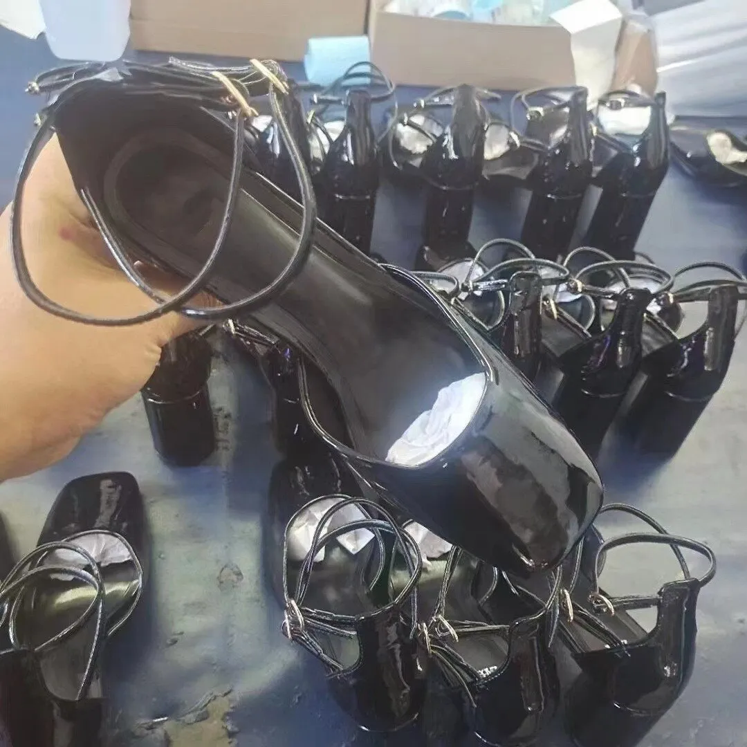 Advbridge Pumps Shoes Woman Fashion Chunky Block Heel Pumps Shoes Marry Jane Sweet Fashion 2023 Brand New High Heeled Buckle Strap Spring