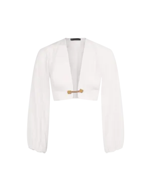 Alessia Long Sleeve Blouse - Off White