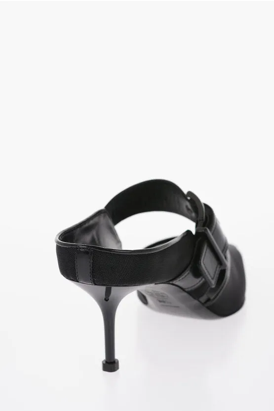 Alexander McQueen Mesh Pointed Pumps Heel