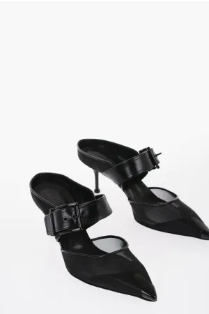 Alexander McQueen Mesh Pointed Pumps Heel