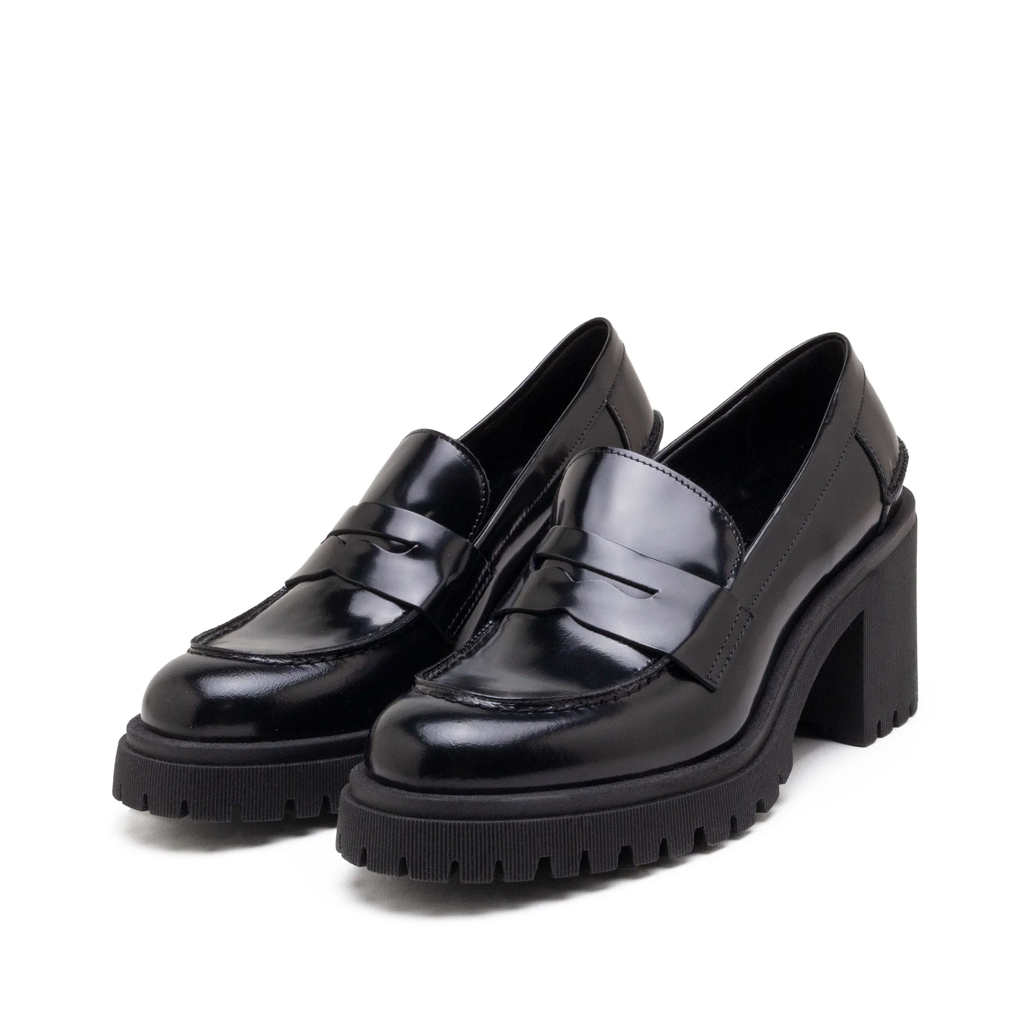 ALICE BLOCK HEEL MOCASSIN
