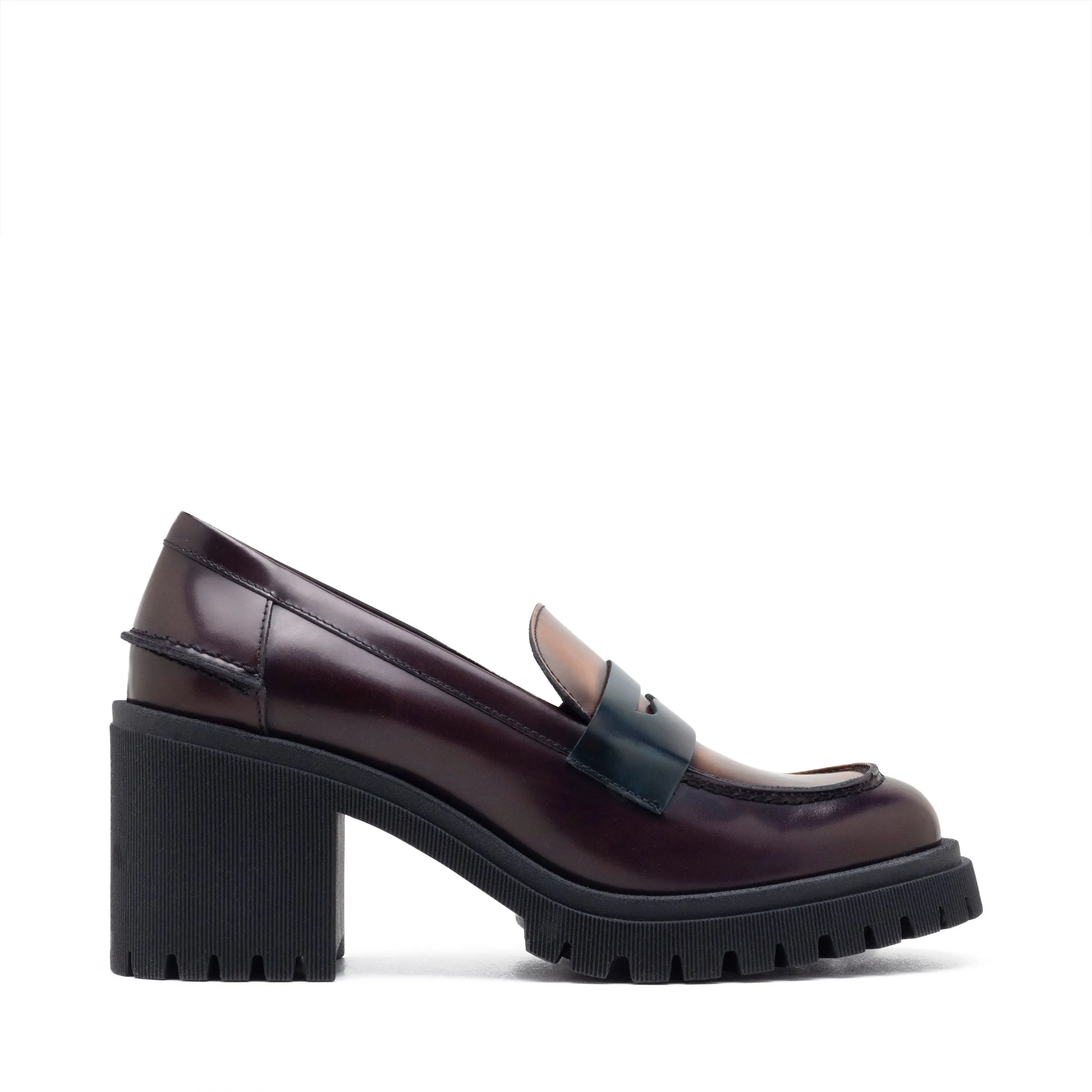 ALICE BLOCK HEEL MOCASSIN