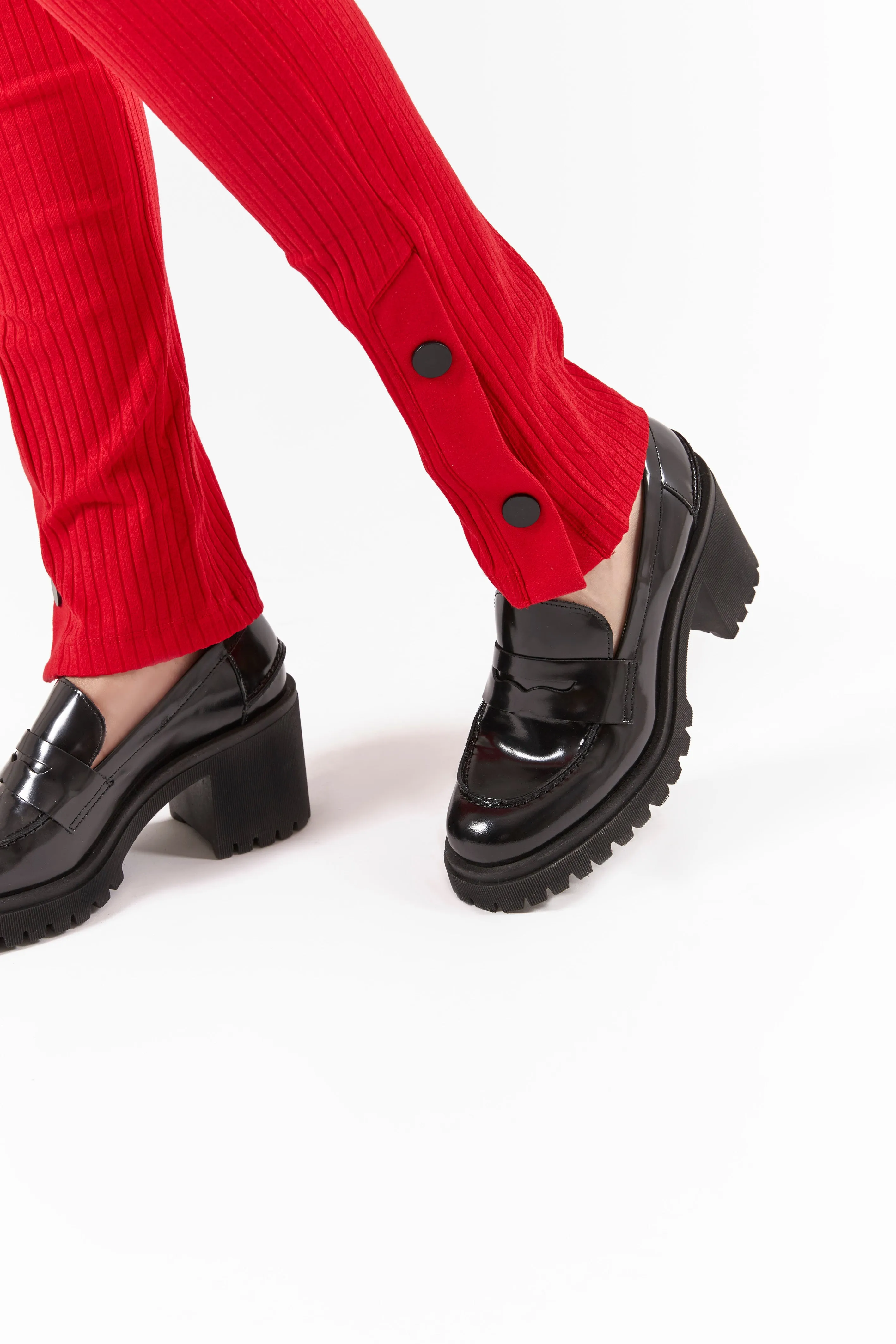 ALICE BLOCK HEEL MOCASSIN