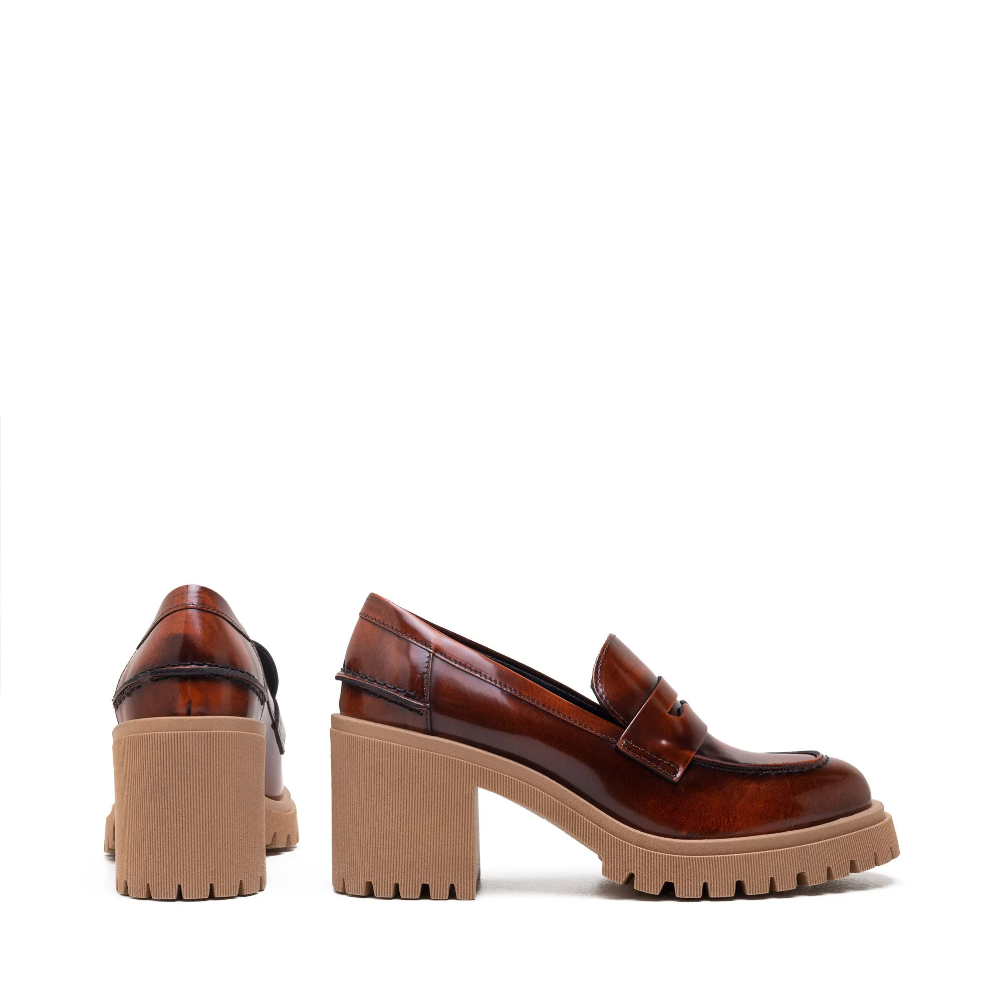 ALICE BLOCK HEEL MOCASSIN
