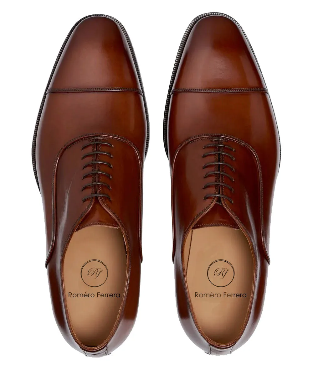 Dylan Tan Toe Cap Oxford