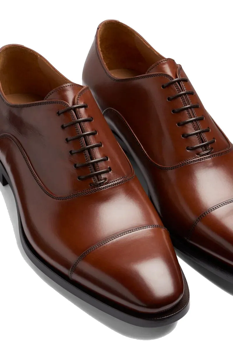 Dylan Tan Toe Cap Oxford