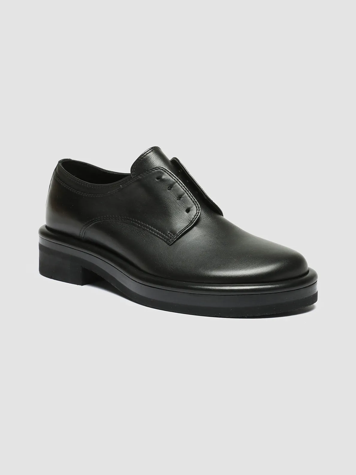 ERA 011 - Black Leather Derby Shoes