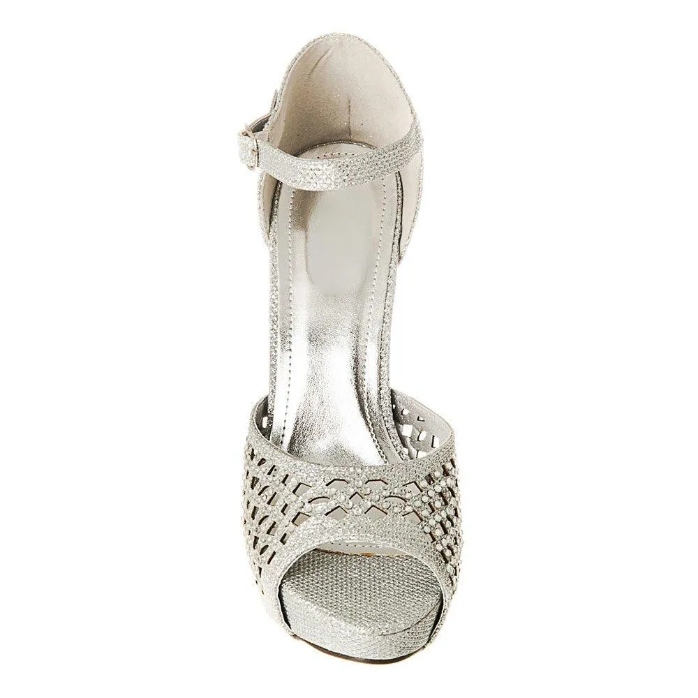 High Heel Open Toe Platform Ankle Strap Sandal