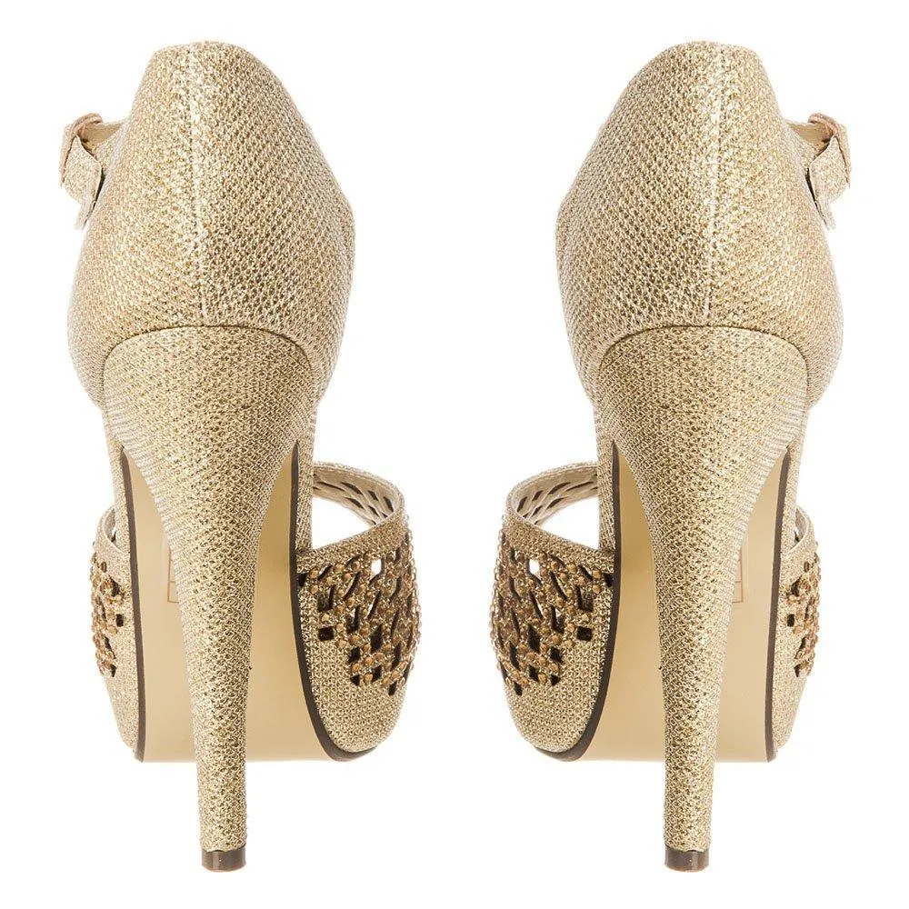 High Heel Open Toe Platform Ankle Strap Sandal