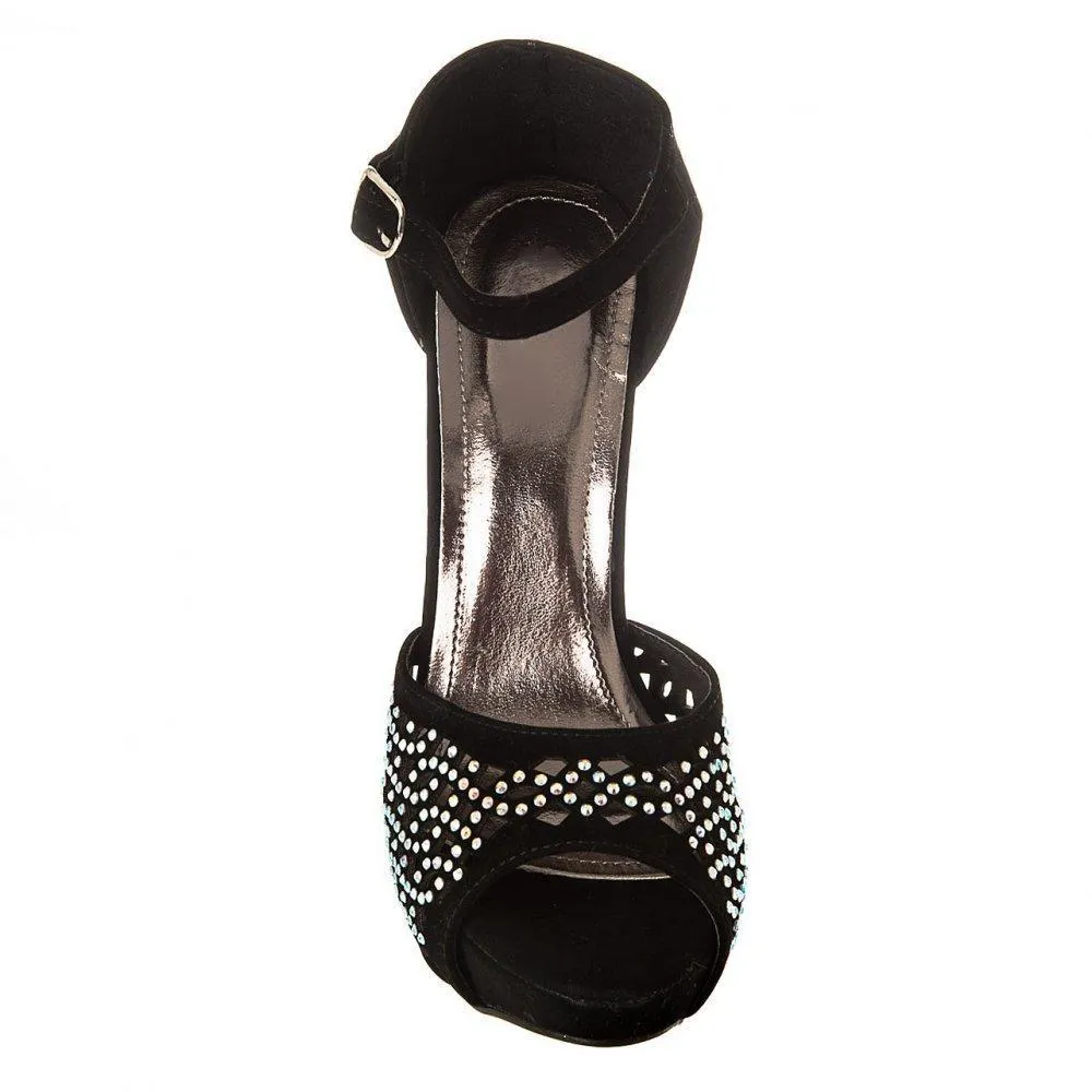 High Heel Open Toe Platform Ankle Strap Sandal