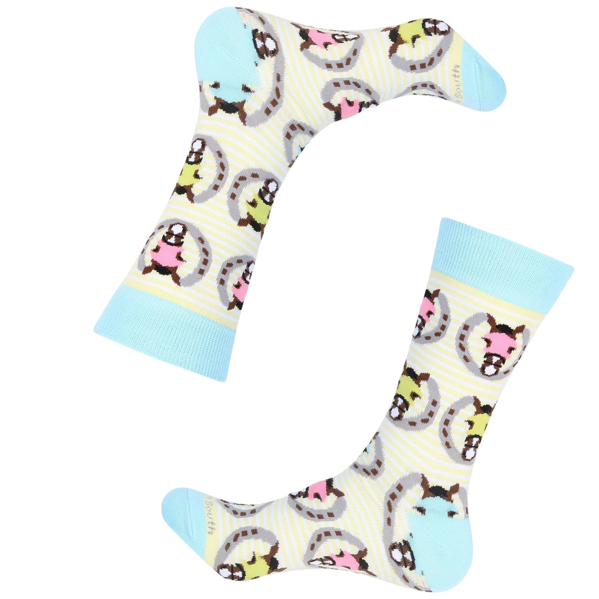 Horseshoe And Horse Head Sock