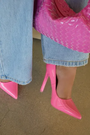 Internet Celebrity High Heel Pumps - Pink