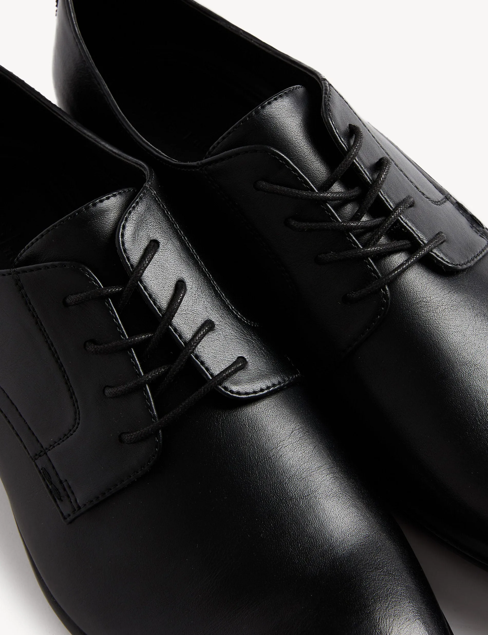 Marks & Spencer Lace-Up Derby Shoes, Black