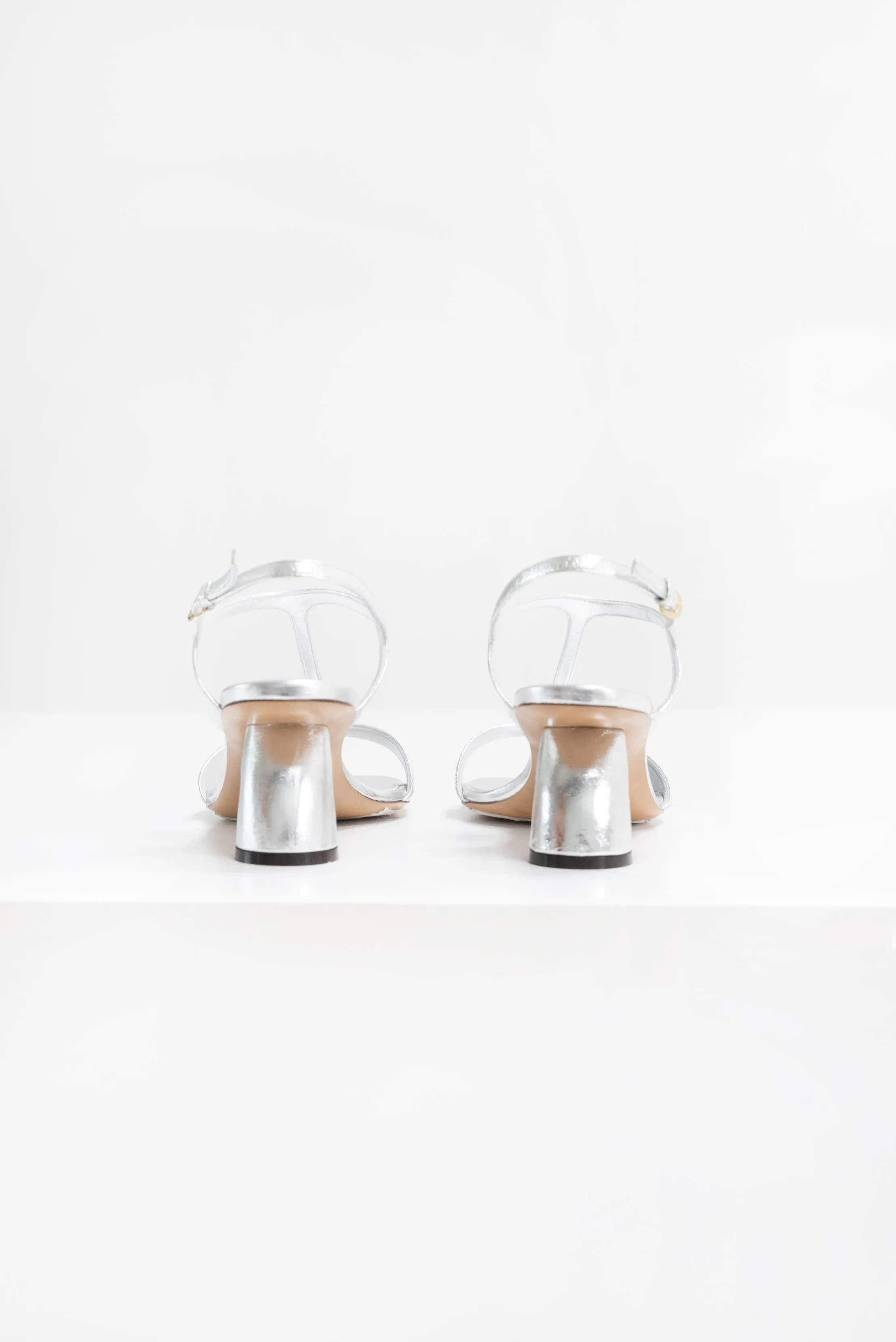 Metallic Sandal, Silver