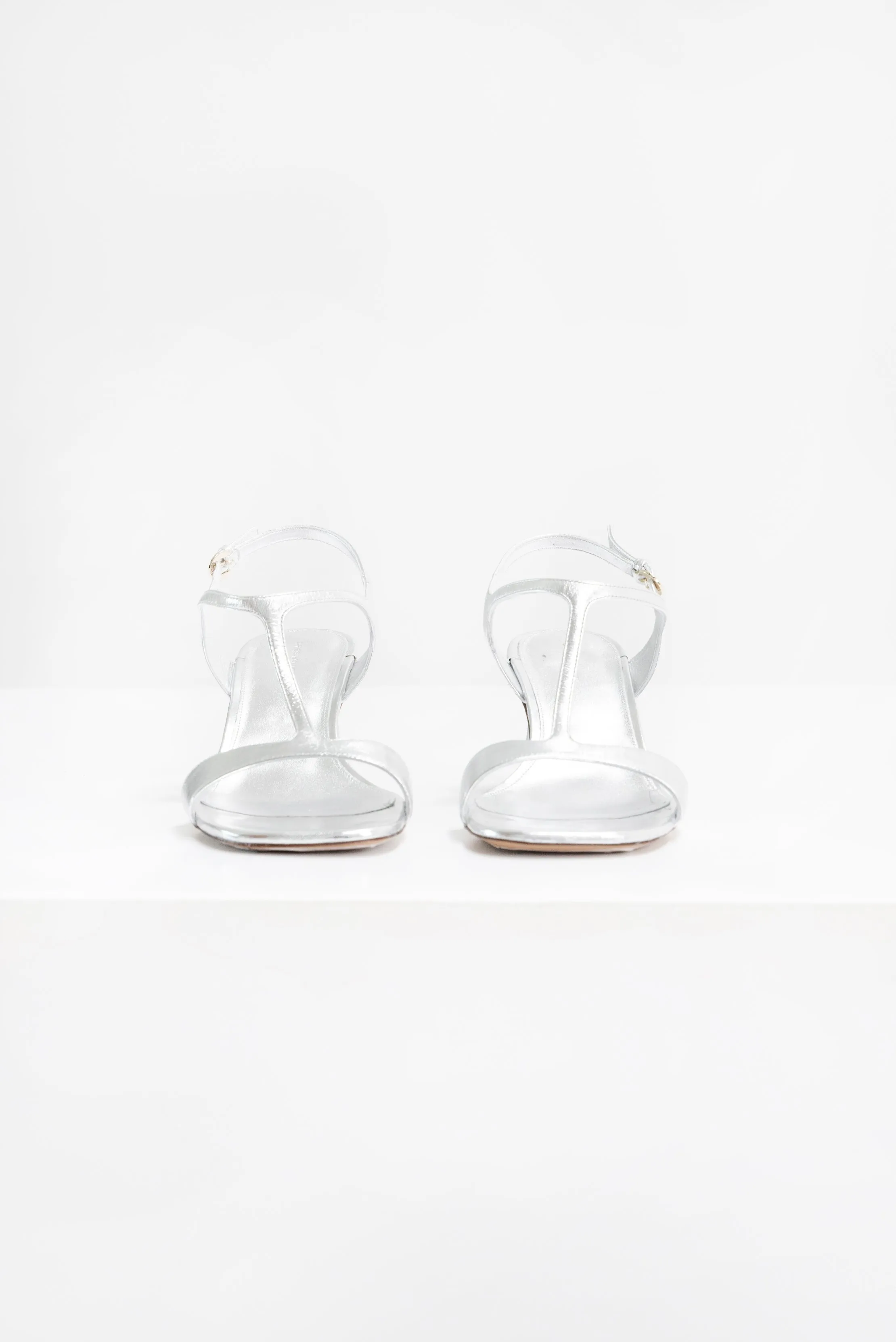 Metallic Sandal, Silver