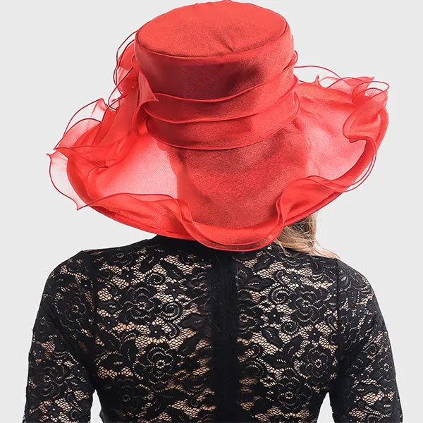 Organza Church Dress Derby Tea Wedding Hats S060