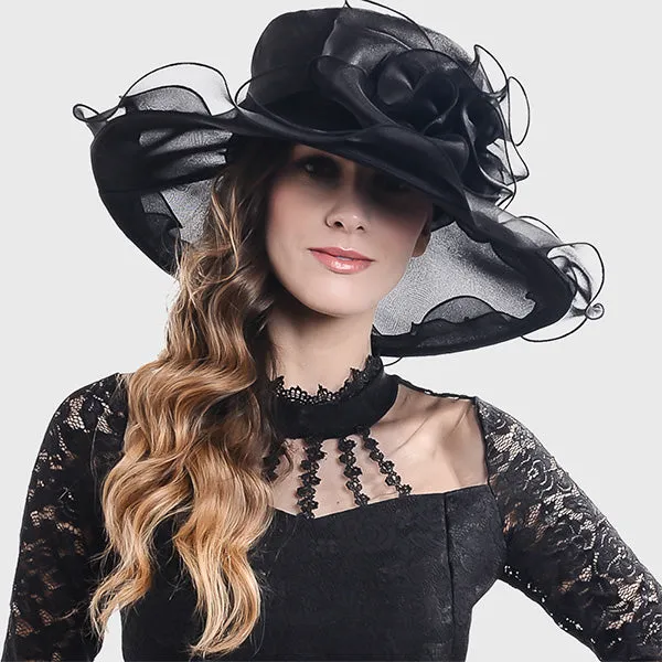 Organza Church Dress Derby Tea Wedding Hats S060
