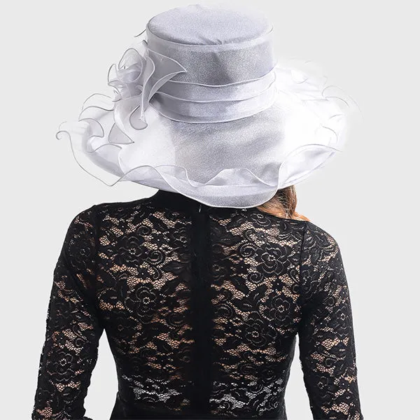 Organza Church Dress Derby Tea Wedding Hats S060
