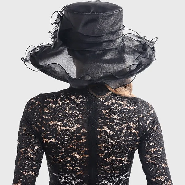 Organza Church Dress Derby Tea Wedding Hats S060