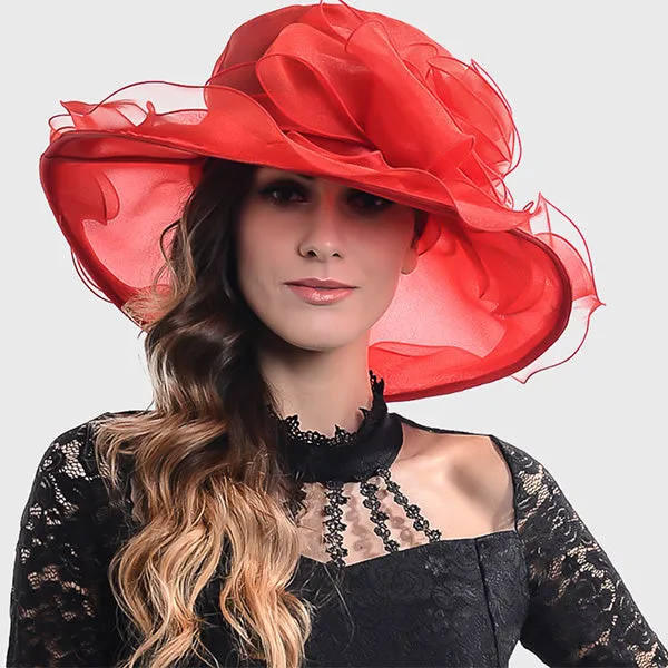Organza Church Dress Derby Tea Wedding Hats S060
