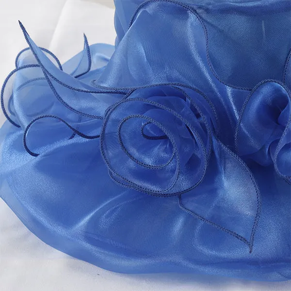 Organza Derby Church Hat Tea Party Wedding Hat S046