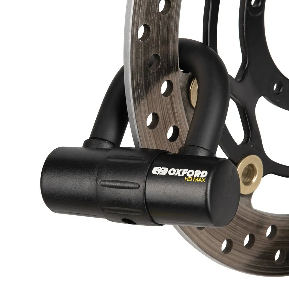 Oxford HD MAX Black Disc Lock Motorcycle Security