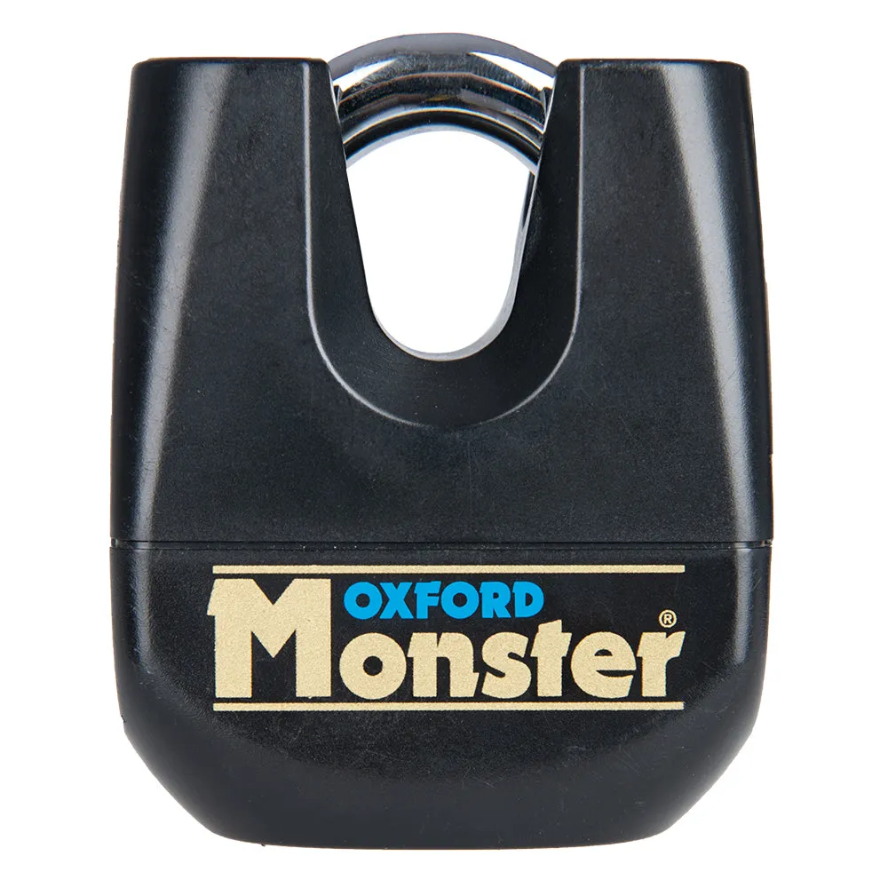 Oxford Monster 11mm Padlock Black High Security Motorcycle