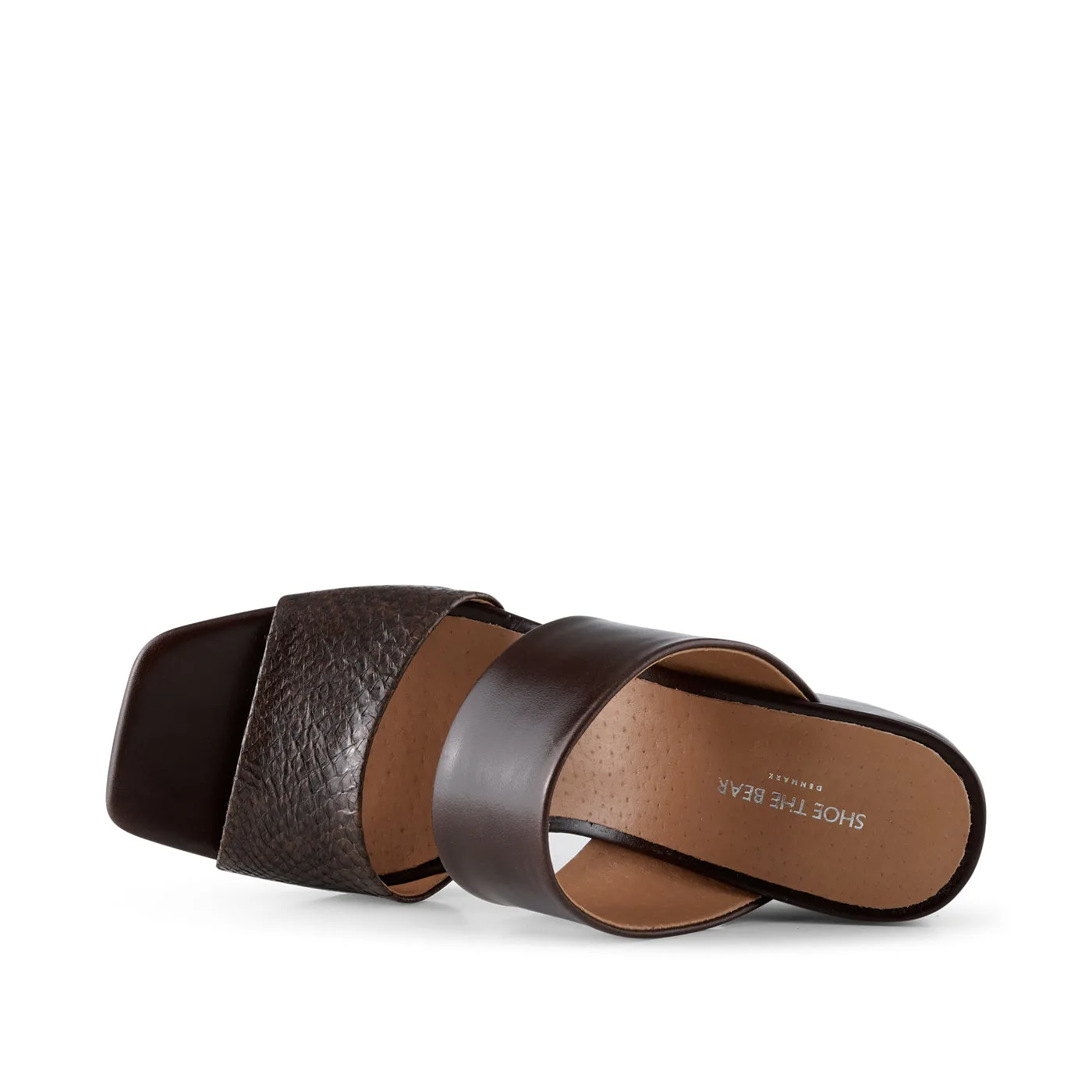 Runa mule fishleather - BROWN FISH MIX