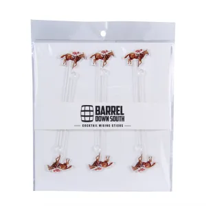 Running Horse Watercolor Cocktail Stirrers