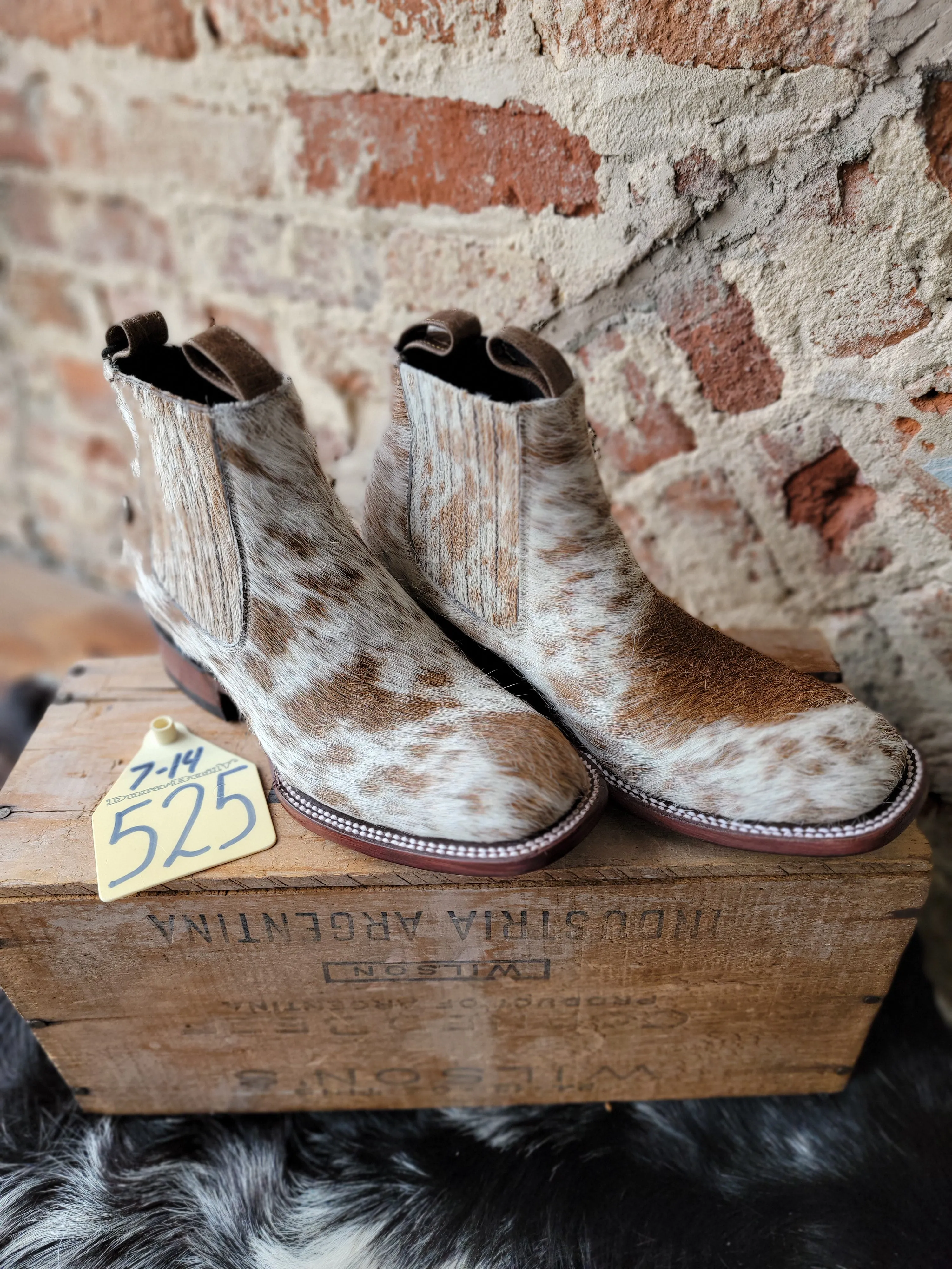 Stiefeld Lowen Hair-On-Hide Ankle Booties  ✙ON SALE NOW: 50% OFF✙