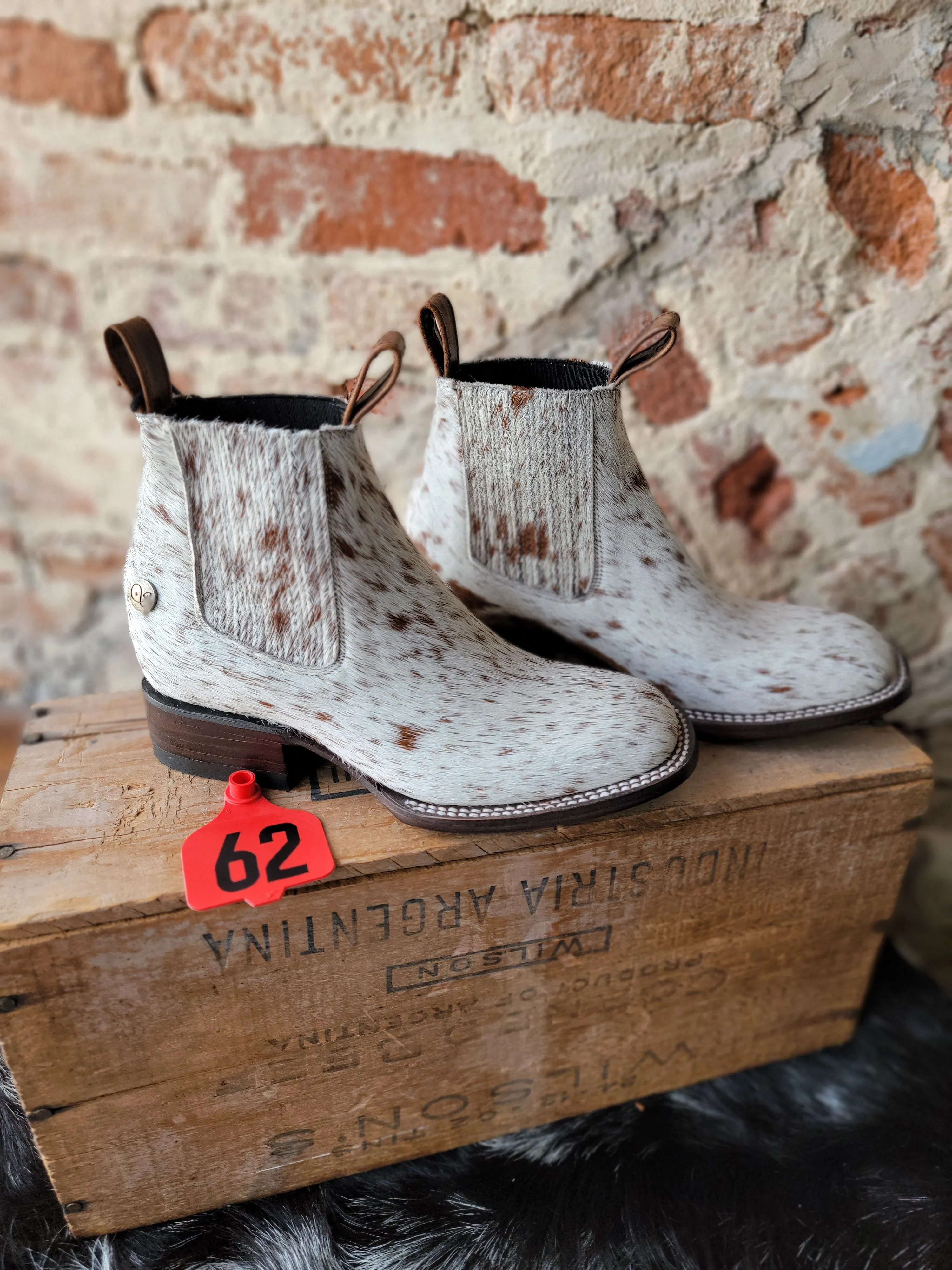 Stiefeld Lowen Hair-On-Hide Ankle Booties  ✙ON SALE NOW: 50% OFF✙