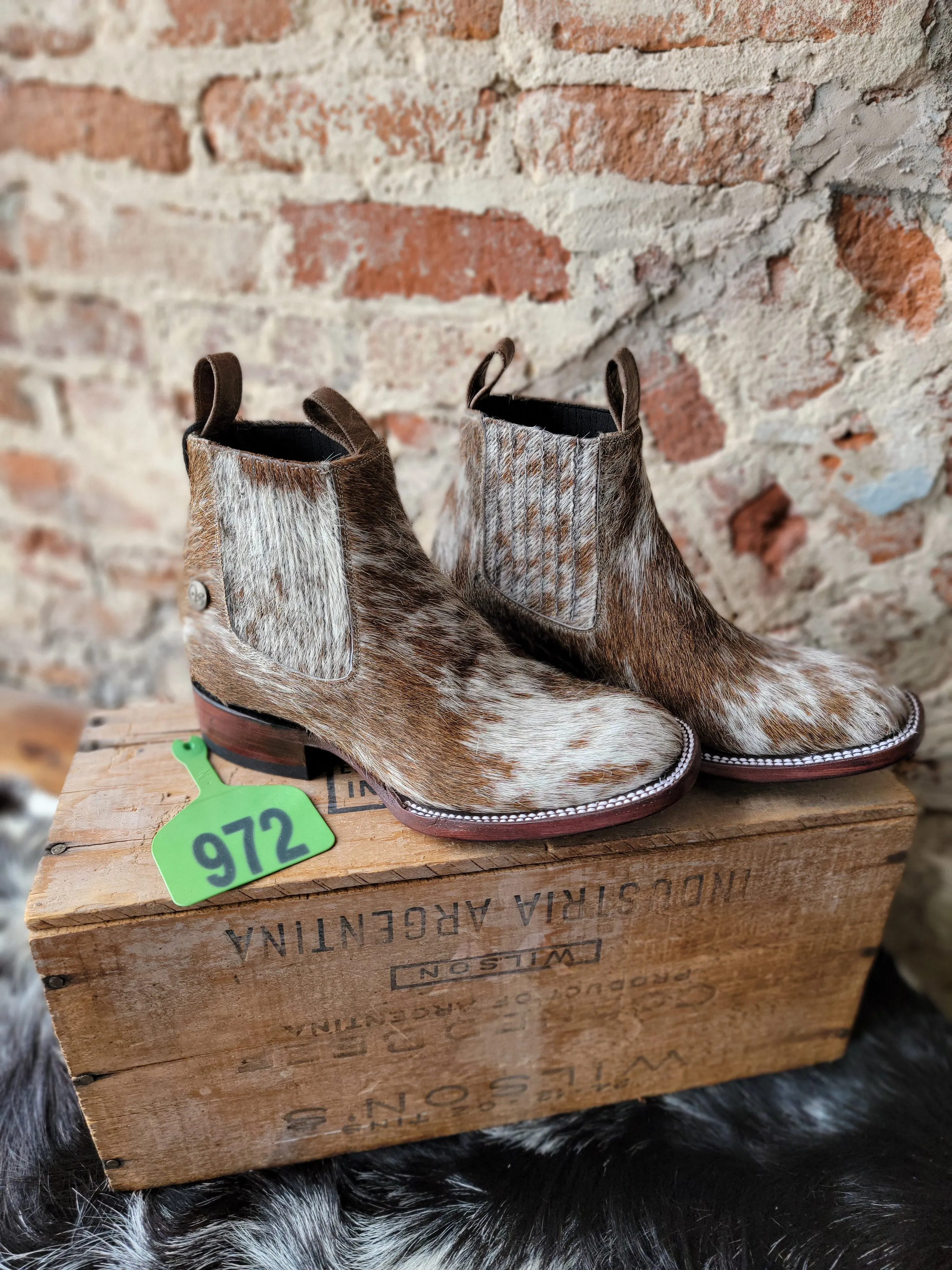 Stiefeld Lowen Hair-On-Hide Ankle Booties  ✙ON SALE NOW: 50% OFF✙