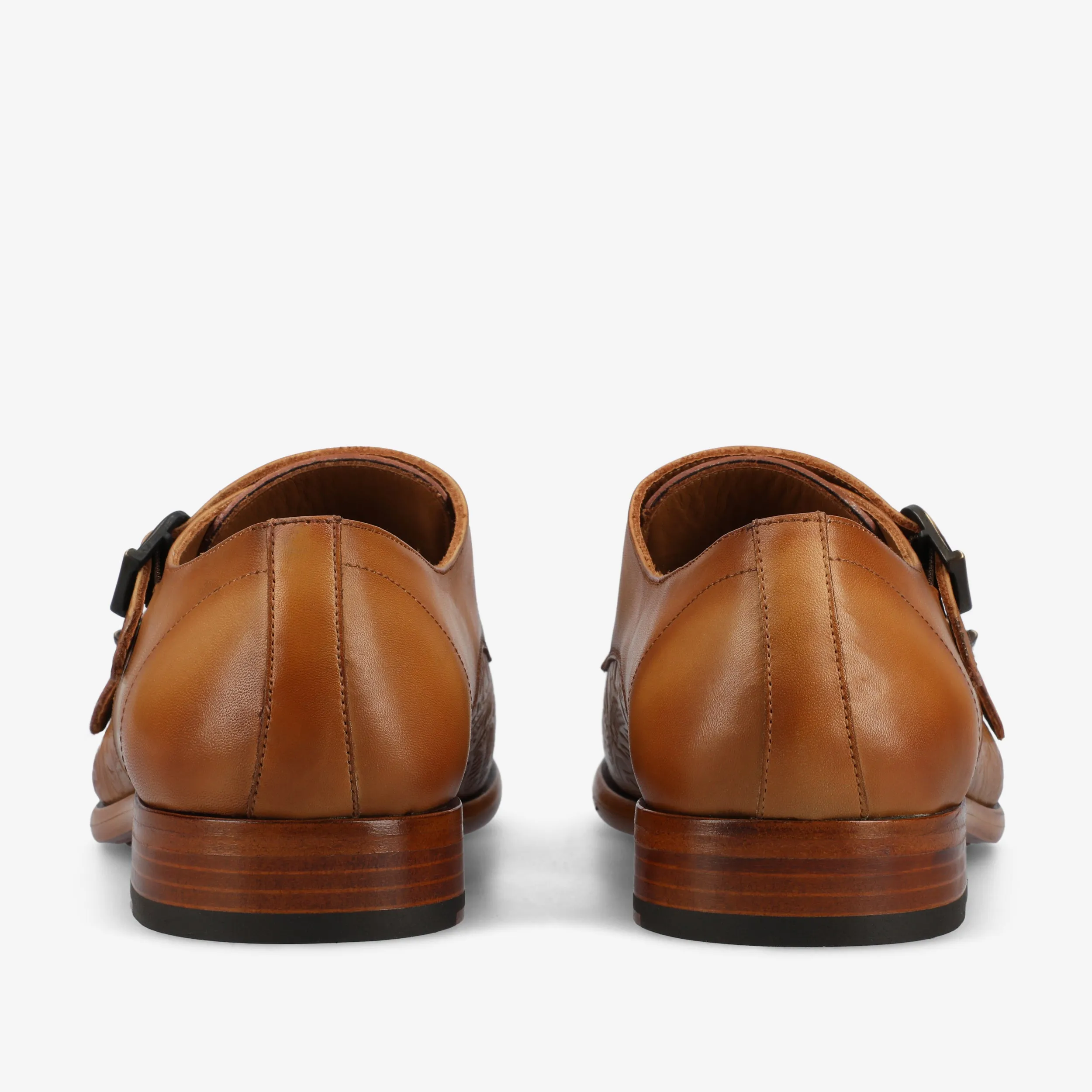 The Lucca Monk Shoe in Honey Floral