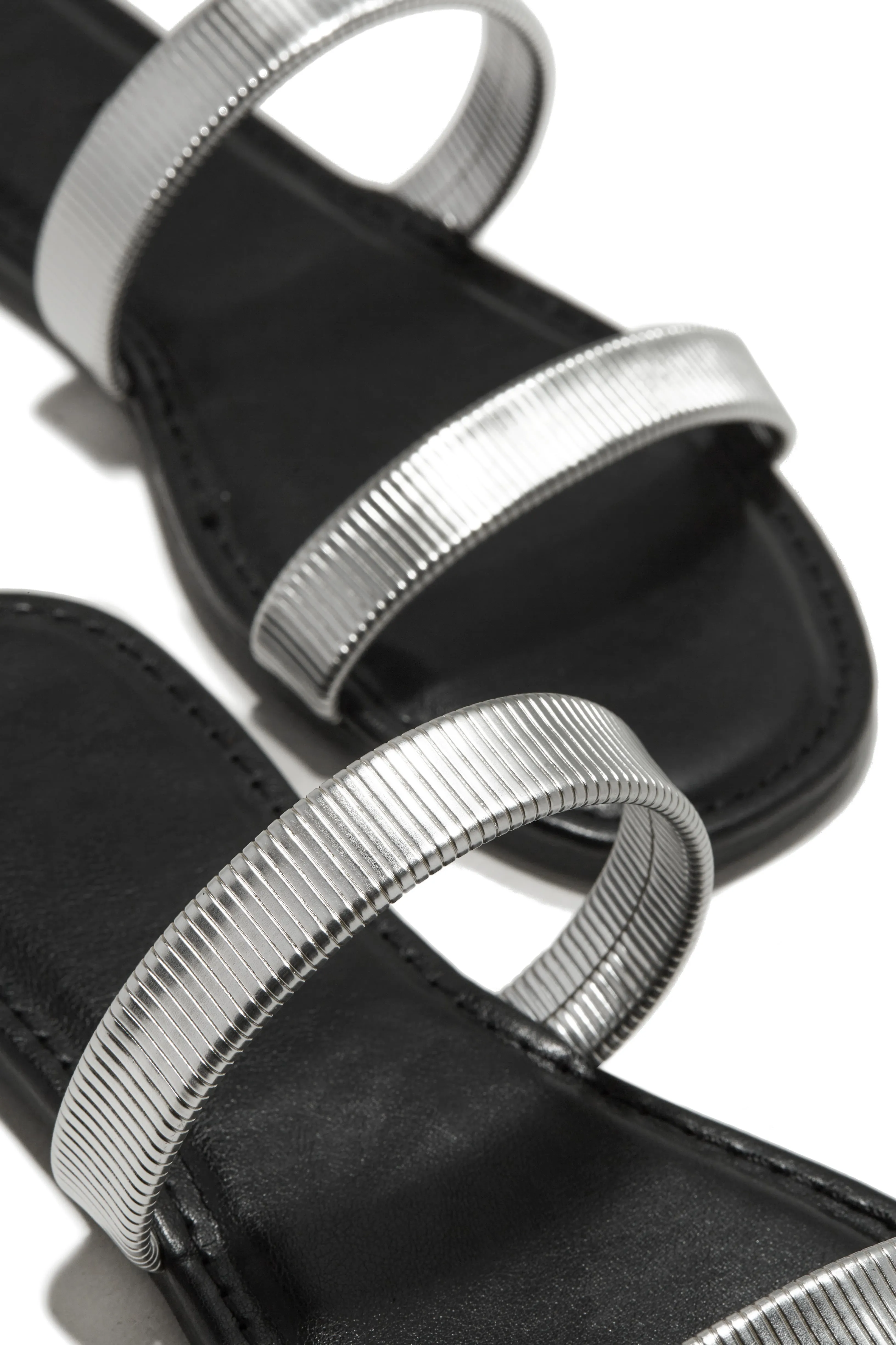 Villa Bonita Slip On Sandals - Silver