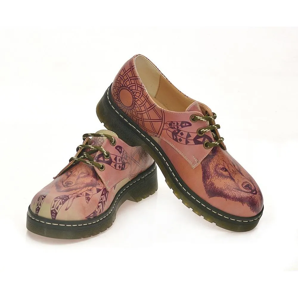 Wolf Look Oxford Shoes MAX120