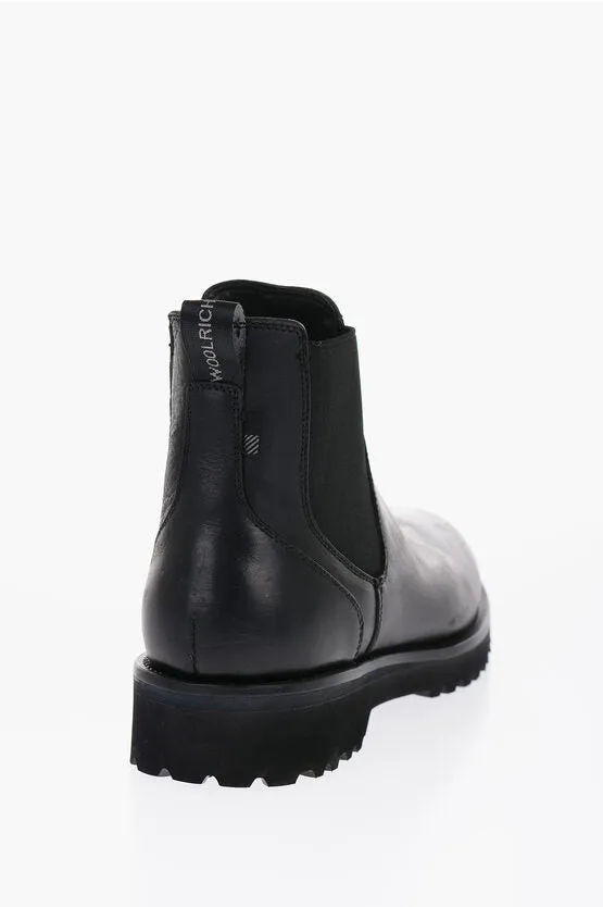 Woolrich Leather Chelsea Boots